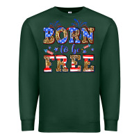Sports Green Born to be free Premium Sweatshirt - Neo Western