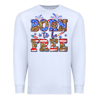 White Born to be free Premium Sweatshirt - Neo Western