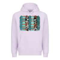 Lilac serape leopard cowhide  brushstroke Premium Hoodie - AdoDesignShop