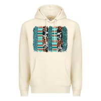 Sandshell serape leopard cowhide  brushstroke Premium Hoodie - AdoDesignShop