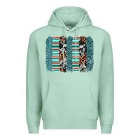 Seafoam serape leopard cowhide  brushstroke Premium Hoodie - AdoDesignShop