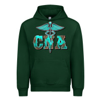 Forest Green western nurse certified nurse assistant medilcal symbol Urban Hoodie - BarkalooDesign