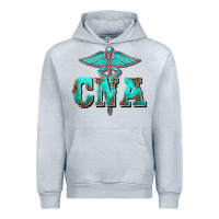 Heather Grey western nurse certified nurse assistant medilcal symbol Urban Hoodie - BarkalooDesign