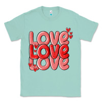 Seafoam love valentines day Classic Tee - MaliasSmallBusiness