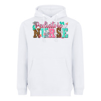 White pediatric nurse Heavyweight Hoodie - texasbilliewilder