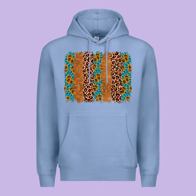 Leopard Gemstone Brushstroke Premium Hoodie Designed By Adodesignshop