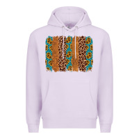 Lilac leopard gemstone brushstroke Premium Hoodie - AdoDesignShop