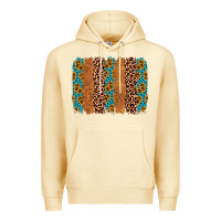 Pina Colada leopard gemstone brushstroke Premium Hoodie - AdoDesignShop