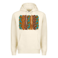 Tofu leopard gemstone brushstroke Premium Hoodie - AdoDesignShop