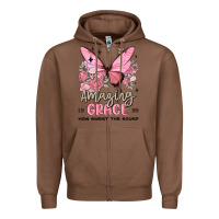 Chestnut amazing grace how sweet the sound butterfly Zipper Hoodie - MaliasSmallBusiness