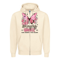 Sandshell amazing grace how sweet the sound butterfly Zipper Hoodie - MaliasSmallBusiness