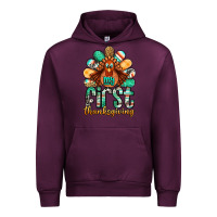 Mauve Wine my first thanksgiving turkey Urban Hoodie - Jasminsmagicworld