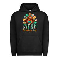 Pigment Black my first thanksgiving turkey Urban Hoodie - Jasminsmagicworld