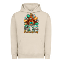 Pigment French Oak my first thanksgiving turkey Urban Hoodie - Jasminsmagicworld