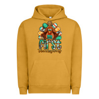 Pigment Peanut Butter my first thanksgiving turkey Urban Hoodie - Jasminsmagicworld