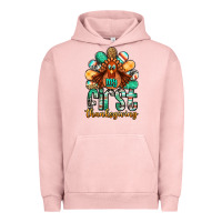 Pigment Salmon my first thanksgiving turkey Urban Hoodie - Jasminsmagicworld