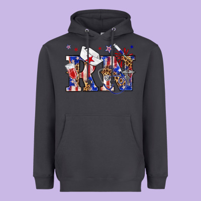 Rn Registered Nurse Billie Wilder Heavyweight Hoodie Designed By Texasbilliewilder