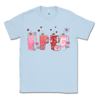 Dusty Blue obsessive cup disorder valentines day Classic Tee - MaliasSmallBusiness