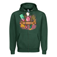 Sports Green customized kitchen elements Zipper Hoodie - MaliasSmallBusiness