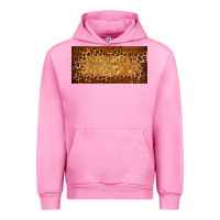 Fuchsia Pink wooden leopard glitter  license plate template Urban Hoodie - BarkalooDesign