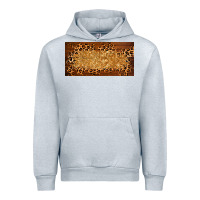 Heather Grey wooden leopard glitter  license plate template Urban Hoodie - BarkalooDesign