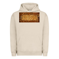 Pigment French Oak wooden leopard glitter  license plate template Urban Hoodie - BarkalooDesign