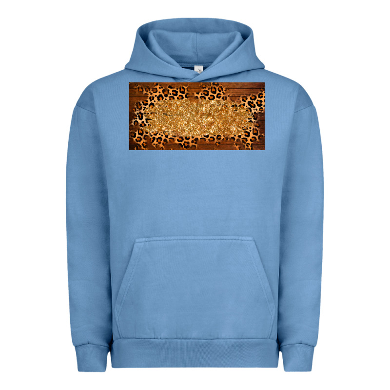Wooden Leopard Glitter  License Plate Template Urban Hoodie by BarkalooDesign | Teevron