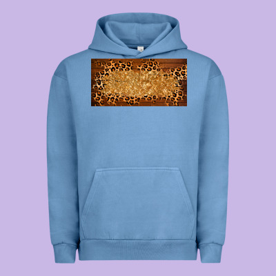 Wooden Leopard Glitter  License Plate Template Urban Hoodie Designed By Barkaloodesign