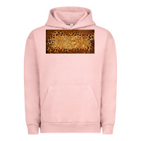 Pigment Salmon wooden leopard glitter  license plate template Urban Hoodie - BarkalooDesign