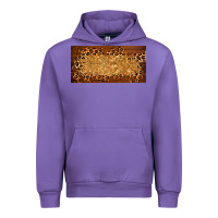 Tulip wooden leopard glitter  license plate template Urban Hoodie - BarkalooDesign