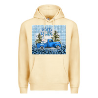 Pina Colada hello winter snowman truck Premium Hoodie - AdoDesignShop