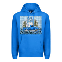 True Royal hello winter snowman truck Premium Hoodie - AdoDesignShop