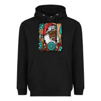 Black african american santa joy Heavyweight Hoodie - RanaPortraitStore