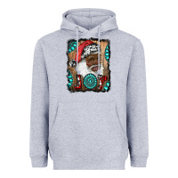 Heather Grey african american santa joy Heavyweight Hoodie - RanaPortraitStore