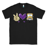 Black peace love bus driver Classic Tee - MaliasSmallBusiness