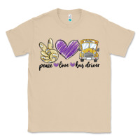 Mushroom peace love bus driver Classic Tee - MaliasSmallBusiness