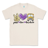 Natural peace love bus driver Classic Tee - MaliasSmallBusiness