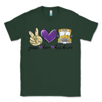 Sports Green peace love bus driver Classic Tee - MaliasSmallBusiness