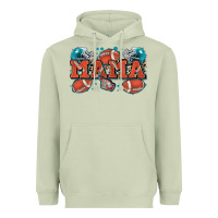 Matcha mama American football Heavyweight Hoodie - Zillion Design Studio