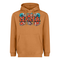 Meerkat mama American football Heavyweight Hoodie - Zillion Design Studio