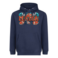 Navy mama American football Heavyweight Hoodie - Zillion Design Studio