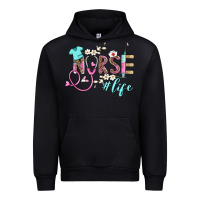 Black nurse life Urban Hoodie - BarkalooDesign