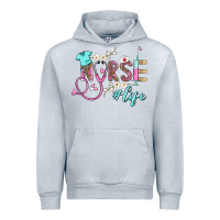 Heather Grey nurse life Urban Hoodie - BarkalooDesign