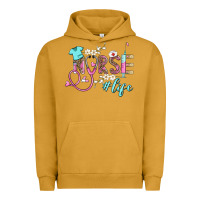 Pigment Peanut Butter nurse life Urban Hoodie - BarkalooDesign