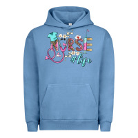 Pigment Pebble Blue nurse life Urban Hoodie - BarkalooDesign