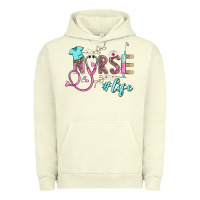 Pigment Pistachio nurse life Urban Hoodie - BarkalooDesign
