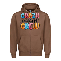 Chestnut crazy cousin crew Zipper Hoodie - MaliasSmallBusiness