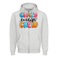 Dove Grey crazy cousin crew Zipper Hoodie - MaliasSmallBusiness
