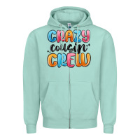 Seafoam crazy cousin crew Zipper Hoodie - MaliasSmallBusiness