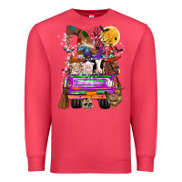 Cardinal Hallloween Farm animals Truck Premium Sweatshirt - CowhideDigitalArt